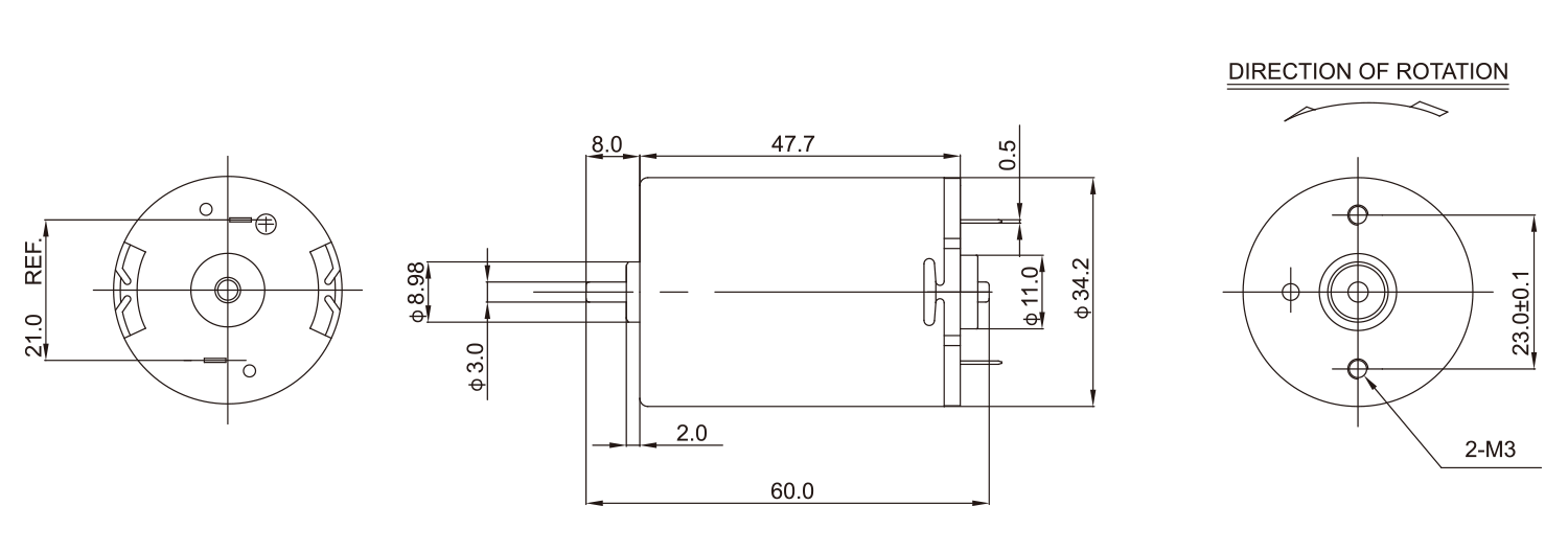 DC-Motor_RK-511SA_Outline-drawing