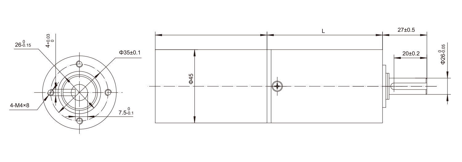 DC-Motor_45JXF4567_Outline-drawing