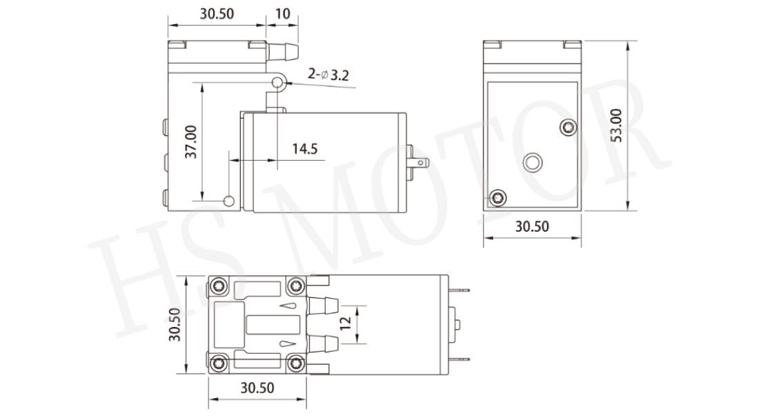 单头气泵外形图